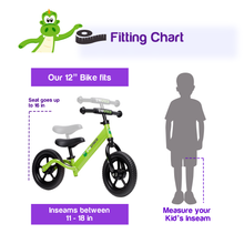 Load image into Gallery viewer, Ultralight (Aluminium) Balance Bike Green