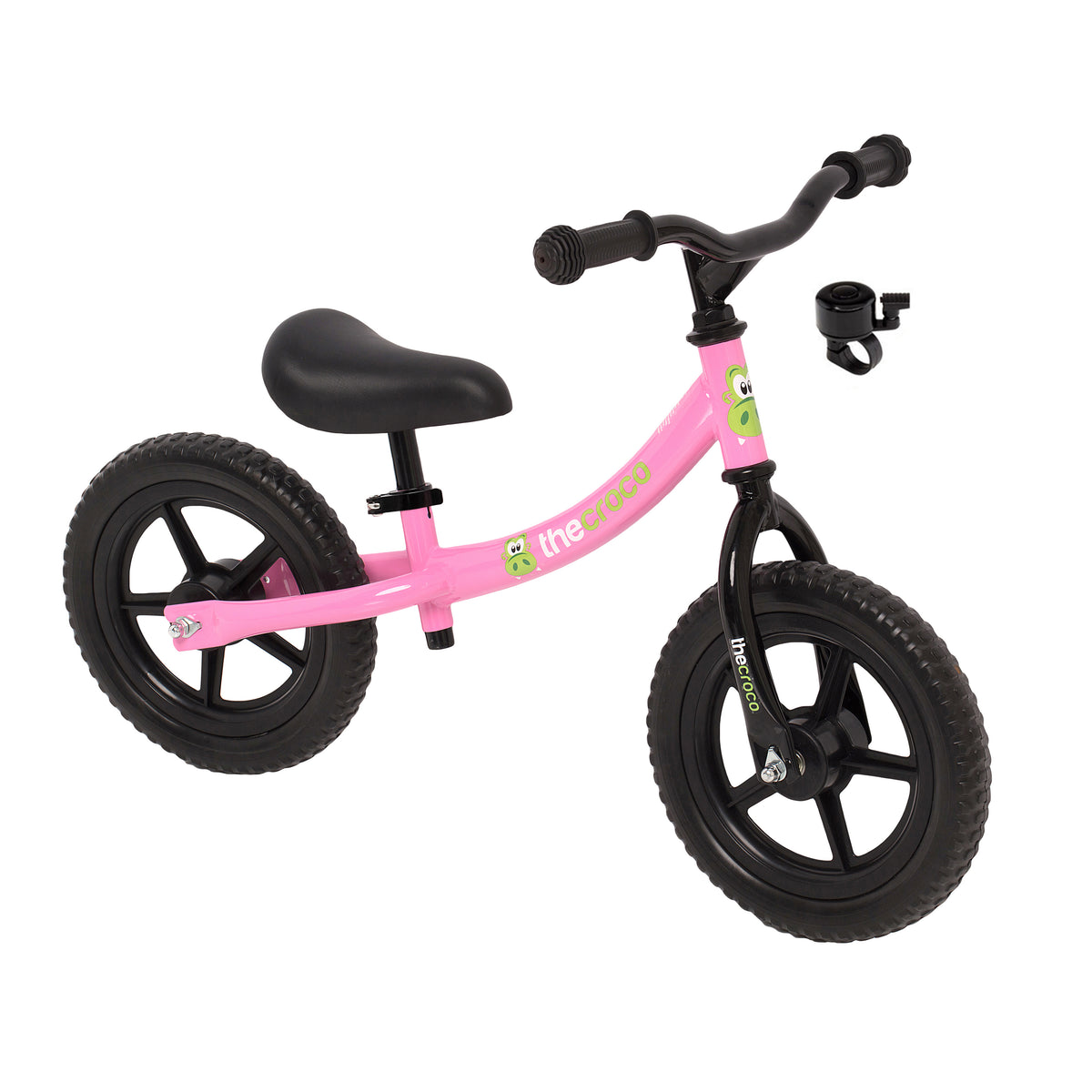 Sturdy Steel Balance Bike Pink TheCroco