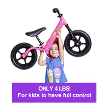 Load image into Gallery viewer, Ultralight (Aluminium) Balance Bike Pink