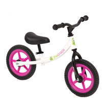Load image into Gallery viewer, Sturdy (Steel) Balance Bike White &amp; Pink